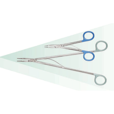 Ethicon LIGACLIP Multi-Patient Single-Clip Applier w/ Mech Stop, 5 3/4", Blue, Small. MPN: LX105