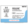 Ethicon PROLENE Polypropylene Suture, Size: 8-0, Needle: BV175-7, BV175-7, BLUE, 12/bx. MPN: M8767