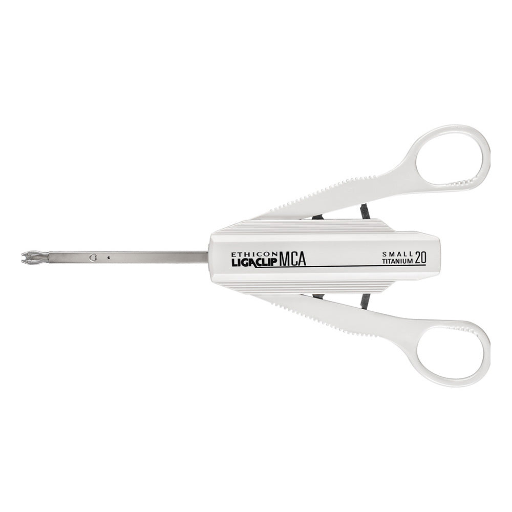 Ethicon LIGACLIP Multiple Clip Applier, 20 Medium Clips, 9 3/8" applier. MPN: MSM20