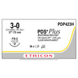 Ethicon PDS Plus Antibacterial Suture, Size: 3-0, Needle: FS-2, UNDYED, 36/bx. MPN: PDP423H