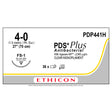 Ethicon PDS Plus Antibacterial Suture, Size: 4-0, Needle: FS-1, UNDYED, 36/bx. MPN: PDP441H