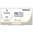 Ethicon PDS Plus Antibacterial Suture, Size: 1, Needle: TPB-1, VIOLET, 12/bx. MPN: PDPB879G