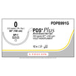 Ethicon PDS Plus Antibacterial Suture, Size: 0, Needle: BP-1, VIOLET, 12/bx. MPN: PDPB991G