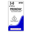 Ethicon PRONOVA Poly Suture, Size: 3-0, Needle: V-7, V-7, BLUE, 36/bx. MPN: PN3976H