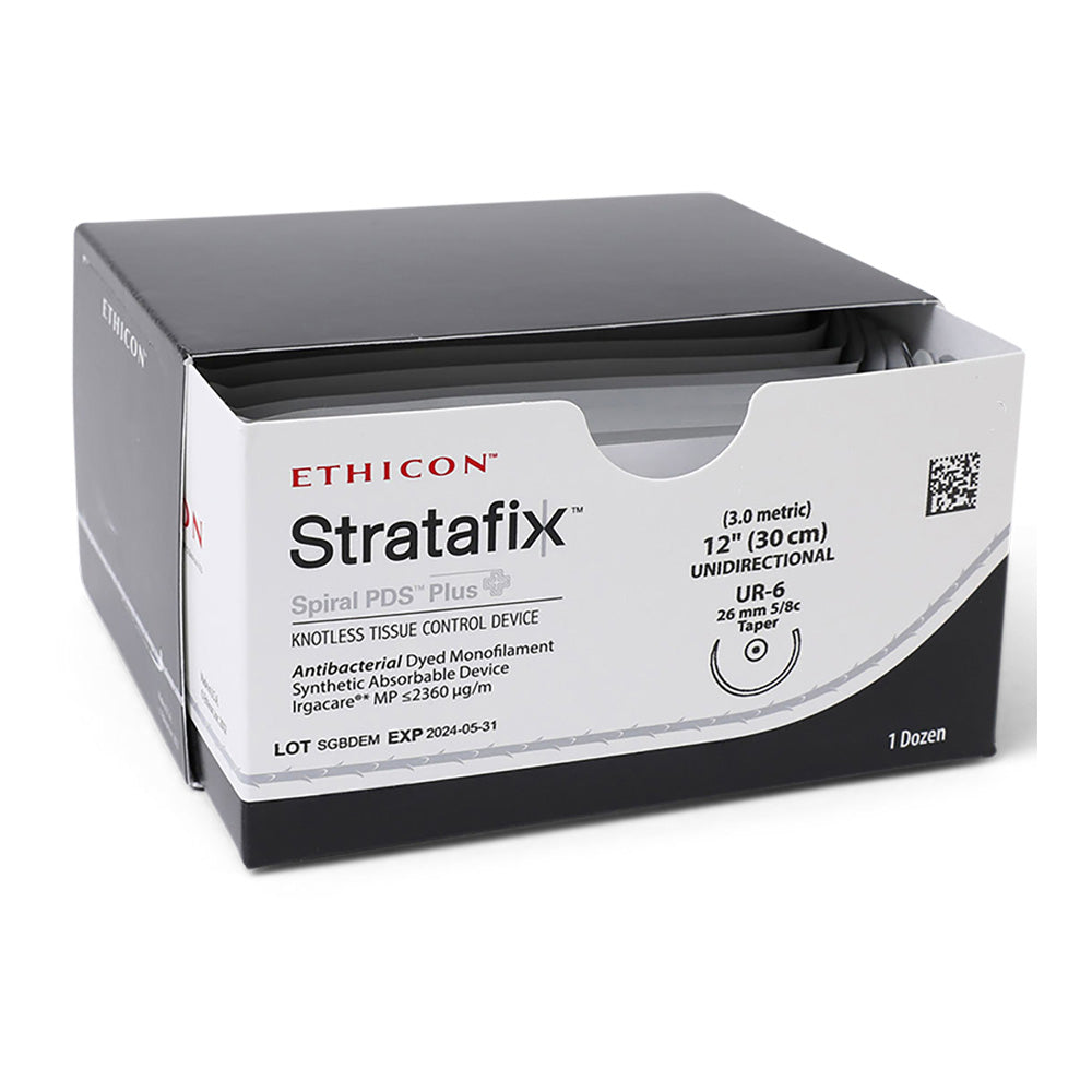 Ethicon STRATAFIX Spiral PDS Plus Suture, Size: 0, Needle: CT-1, VIOLET, 12/bx. MPN: SXPP1B406
