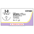Ethicon COATED VICRYL Plus Antibacterial Suture, Size: 3-0, Needle: CT, VIOLET, 36/bx. MPN: VCP356H