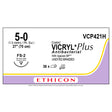 Ethicon COATED VICRYL Plus Antibacterial Suture, Size: 5-0, Needle: FS-2, UNDYED, 36/bx. MPN: VCP421H
