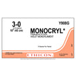 Ethicon MONOCRYL Suture, Size: 3-0, NO NEEDLE, VIOLET, 12/bx. MPN: Y908G