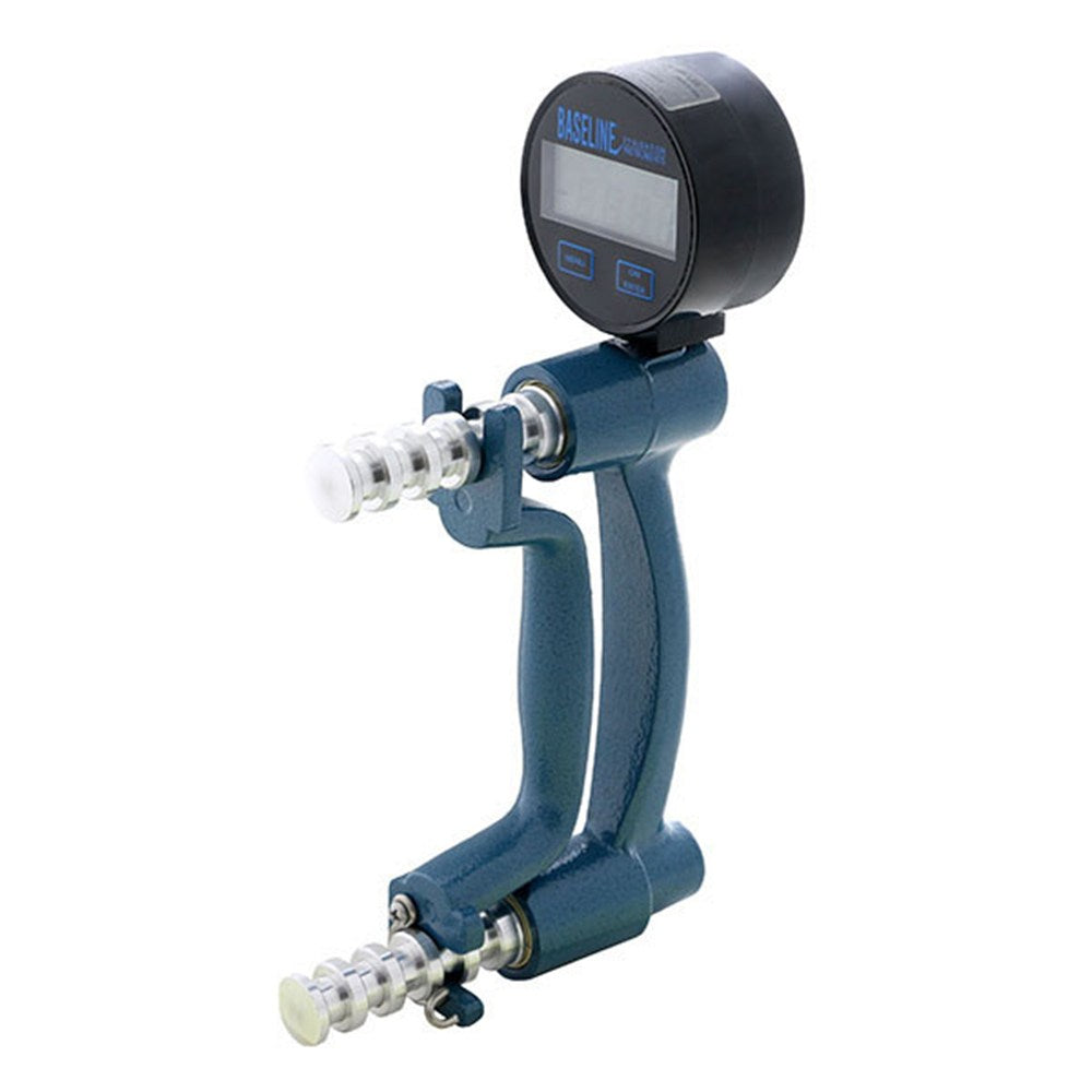 Baseline Hand Dynamometer - Digital LCD Gauge - ER 300 lb Capacity. MPN: 12-0247