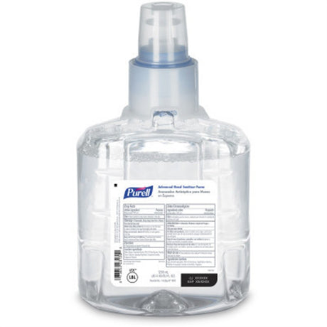PURELL Advanced Hand Sanitizer Luxurious Foam, 1200mL Refill for LTX-12 Dispenser. MPN: 1905-02