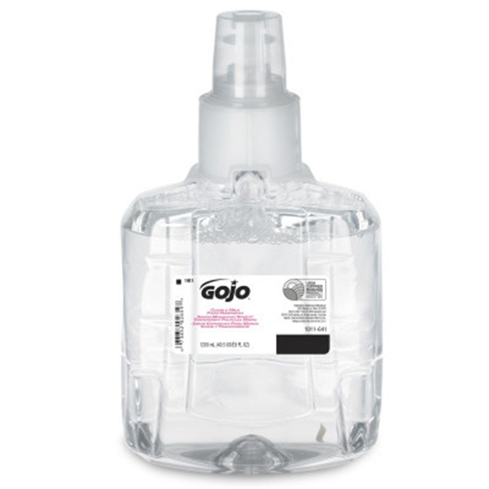 GOJO Clear & Mild Foam Handwash, 1200mL Refill for GOJO LTX-12 Dispenser. MPN: 1911-02