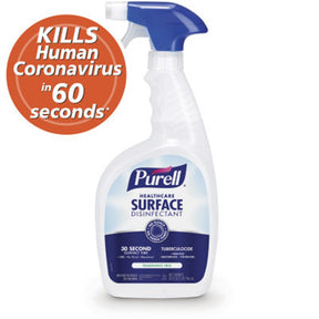 PURELL Healthcare Surface Disinfectant, 32 fl oz Capped Bottle with Spray Trigger. MPN: 3340-06