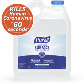 PURELL Healthcare Surface Disinfectant, 1 Gallon Refill Bottles. MPN: 4340-04