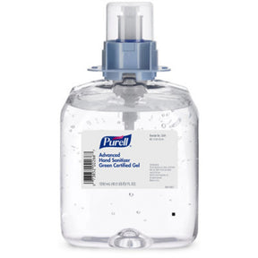 PURELL Advanced Hand Sanitizer Green Certified Gel, 1200mL Refill for FMX-12 Dispenser. MPN: 5091-04