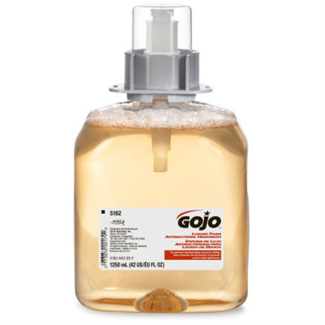 GOJO Luxury Foam Antibacterial Handwash, 1250mL Refill for GOJO FMX-12 Dispenser. MPN: 5162-04