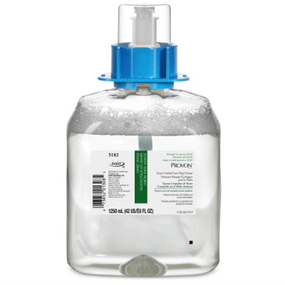 PROVON Green Certified Foam Hand Cleaner, 1250mL Refill for PROVON FMX-12 Dispenser. MPN: 5182-04