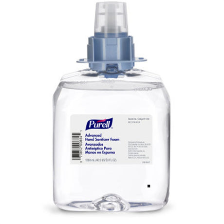 PURELL Advanced Hand Sanitizer Luxurious Foam, 1200mL Refill for FMX-12 Dispenser. MPN: 5192-04