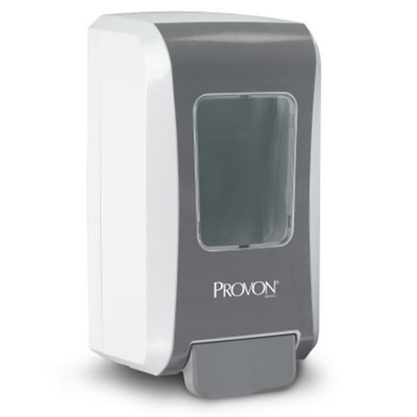 PROVON FMX-20 Push-Style Dispenser for PROVON Foam Soap or Shower Soap, White/ Gray. MPN: 5277-06