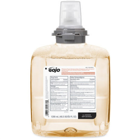 GOJO Premium Foam Antibacterial Hand Handwash, 1200mL Refill for GOJO TFX Dispenser. MPN: 5362-02