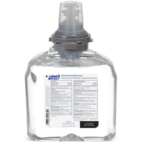 PURELL Advanced Hand Sanitizer Luxurious Foam, 1200mL Refill for TFX Dispenser. MPN: 5392-02