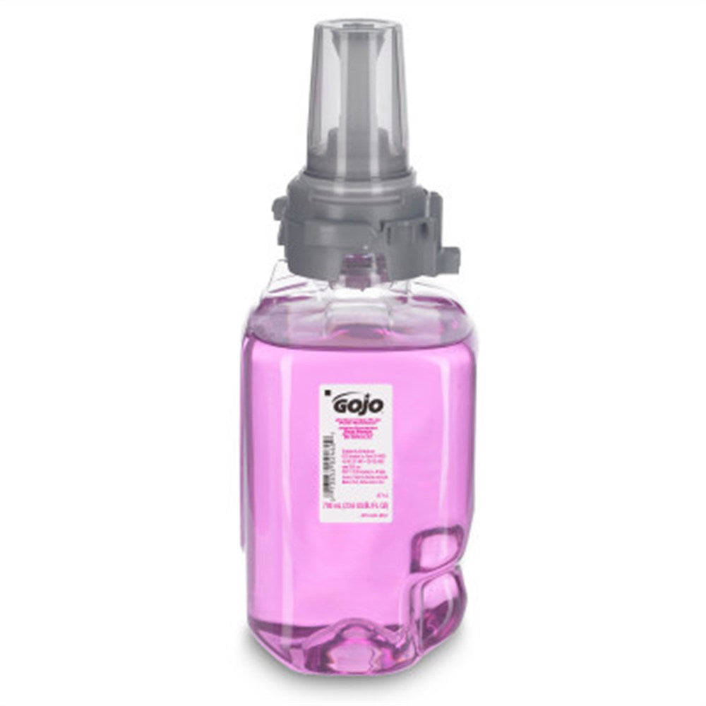 GOJO Antibacterial Plum Foam Handwash, 700mL Refill for GOJO ADX-7 Dispenser. MPN: 8712-04