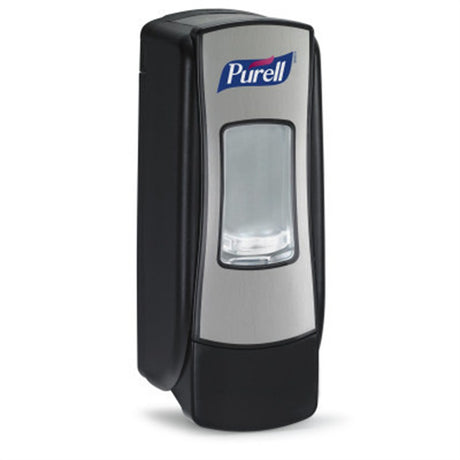 PURELL ADX-7 Push-Style Dispenser for PURELL 700mL Hand Sanitizer Refills, Chrome/Black. MPN: 8728-06