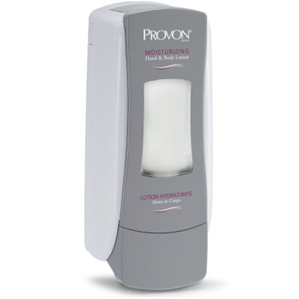 PROVON ADX-7 Push-Style Dispenser for Moisturizing Hand & Body Lotion, Gray/White. MPN: 8773-06