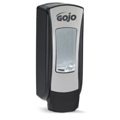GOJO ADX-12 Push-Style Dispenser for GOJO 1200mL Foam Soap, Chrome/Black. MPN: 8888-06