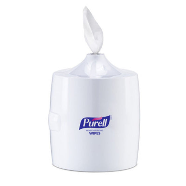PURELL High-Capacity Wall-Mount Dispenser for PURELL Hand Sanitizing Wipes, White. MPN: 9019-01