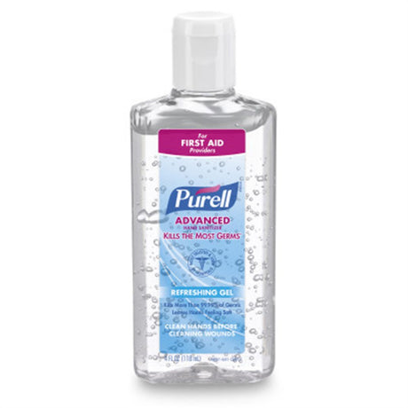 PURELL Advanced Hand Sanitizer Refreshing Gel, 4 fl oz Flip Cap Bottle. MPN: 9651-24