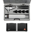 HEINE BETA 400 LED Fiber Optic Otoscope Set: BETA 4 NT Rechargeable Handle, NT 4 Table Charger, Hard Case. MPN: B-143.24.420