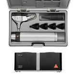 HEINE BETA 400 LED Fiber Optic Otoscope Set: BETA 4 NT Rechargeable Handle, NT 4 Table Charger, Hard Case. MPN: B-143.24.420