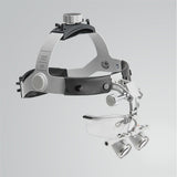 HEINE 2.5x HR Binocular Loupes Set on Headband/Splash Guard, 520mm (20") Working Distance. MPN: C-000.32.367 - Image 2