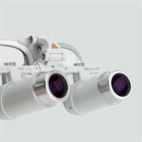 HEINE 6.0x HRP Binocular Loupes Set on S-FRAME, 340mm (13") Working Distance. MPN: C-000.32.432 - Image 4