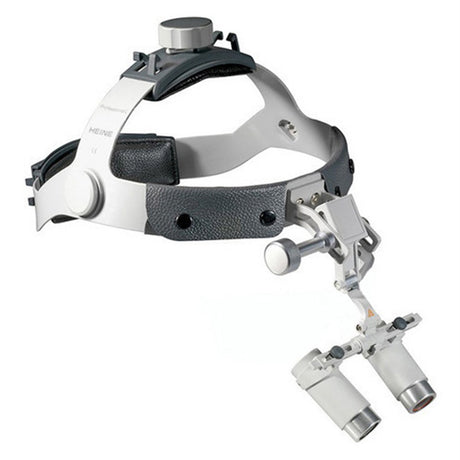 HEINE 4.0x HRP Binocular Loupes Set on Headband, 340mm (13") Working Distance. MPN: C-000.32.841