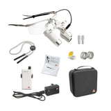 HEINE LED LoupeLight 2, mPack mini Battery Pack, S-Frame, HRP Loupes 4.0x 340mm (13") Working Distance. MPN: C-008.32.454 - Image 2