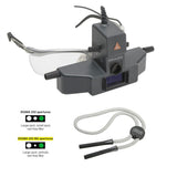 HEINE SIGMA 250 LED Indirect Ophthalmoscope M2 with MICRO SPOT APERTURE, S-FRAME, Retaining cord (without Power Source). MPN: C-008.33.345