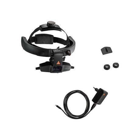 HEINE OMEGA 600 Indirect Ophthalmoscope with battery, +2 D eyepiece, E4-USBC, eyepiece 0 D. MPN: C-008.33.610