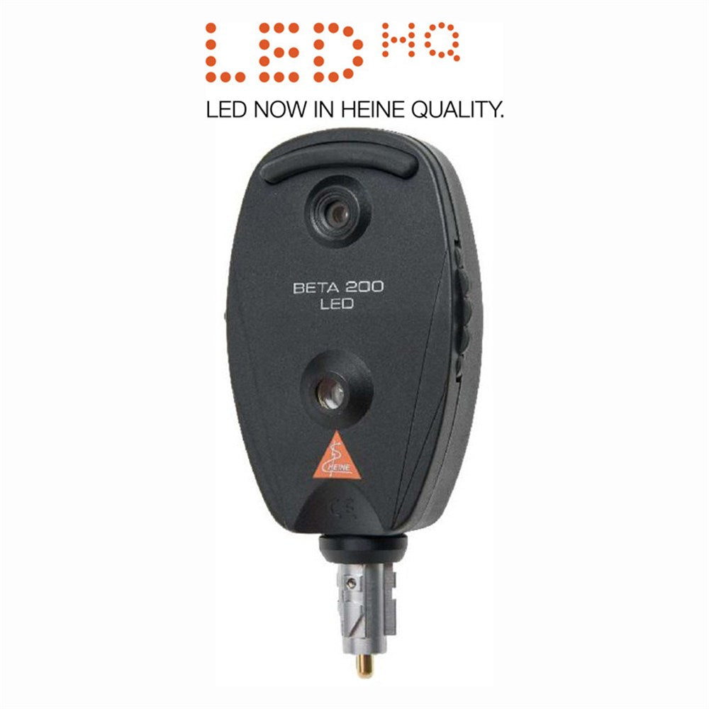 HEINE BETA 200 LED Ophthalmoscope Set: BETA 200 LED Ophthalmoscope, (1) BETA4 NT Rechargeable Handle, NT4 Table Charger, Case. MPN: C-144.24.420 - Image 2