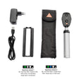 HEINE K180 Ophthalmoscope Set: K180 LED Ophthalmoscope with Aperture Wheel-2, BETA4 USB Rechargeable Handle, USB Plug-In Power Supply, Soft Pouch. MPN: C-183.28.388
