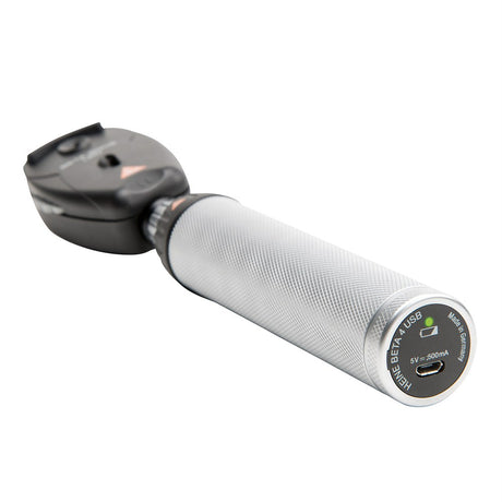 HEINE BETA 200S Diagnostic Ophthalmoscope Set: LED BETA 200S Ophthalmoscope, BETA4 USB Handle, Plug-In Power Supply. MPN: C-261.28.388 - Image 2