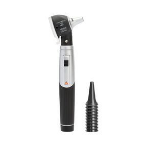 HEINE mini 3000 LED Fiber Optic Otoscope with mini 3000 battery Handle and 10 AllSpec Disposable Ear Tips. MPN: D-008.70.110