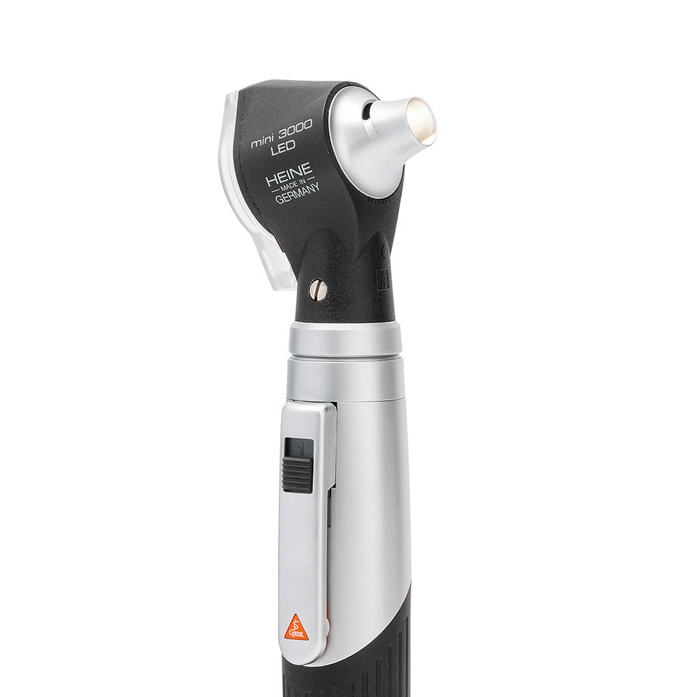 HEINE mini 3000 LED Otoscope with mini 3000 battery Handle and 10 AllSpec Disposable Ear Tips. MPN: D-008.70.210 - Image 2