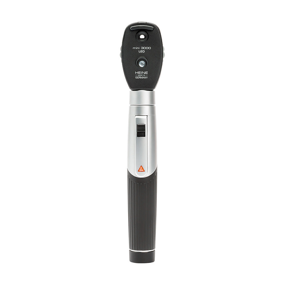 HEINE mini 3000 LED Ophthalmoscope with mini 3000 battery Handle. MPN: D-008.71.120