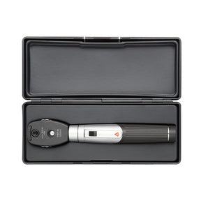 HEINE mini 3000 LED Ophthalmoscope Set with mini 3000 Battery Handle & Hard Case. MPN: D-885.21.021