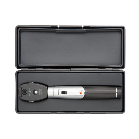 HEINE mini 3000 LED Ophthalmoscope Set with mini 3000 Battery Handle & Hard Case. MPN: D-885.21.021