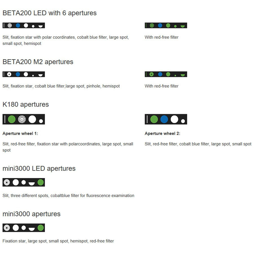 HEINE mini 3000 LED Ophthalmoscope Set with mini 3000 Battery Handle & Hard Case. MPN: D-885.21.021 - Image 4