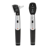 HEINE mini3000 LED Diagnostic Set: mini3000 LED Ophthalmoscope, mini3000 Fiber Optic LED Otoscope, (2) mini3000 battery handles, (4) reusable tips B-000.11.111, (10) AllSpec 4mm disposable tips, Case. MPN: D-886.11.021 - Image 2