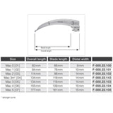 HEINE Classic+ MACINTOSH Mac 4 Fiber Optic Laryngoscope Blade. MPN: F-000.22.104 - Image 2