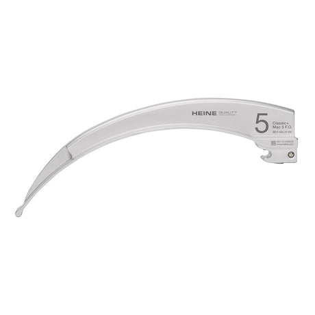 HEINE Classic+ MACINTOSH Mac 5 Fiber Optic Laryngoscope Blade. MPN: F-000.22.105